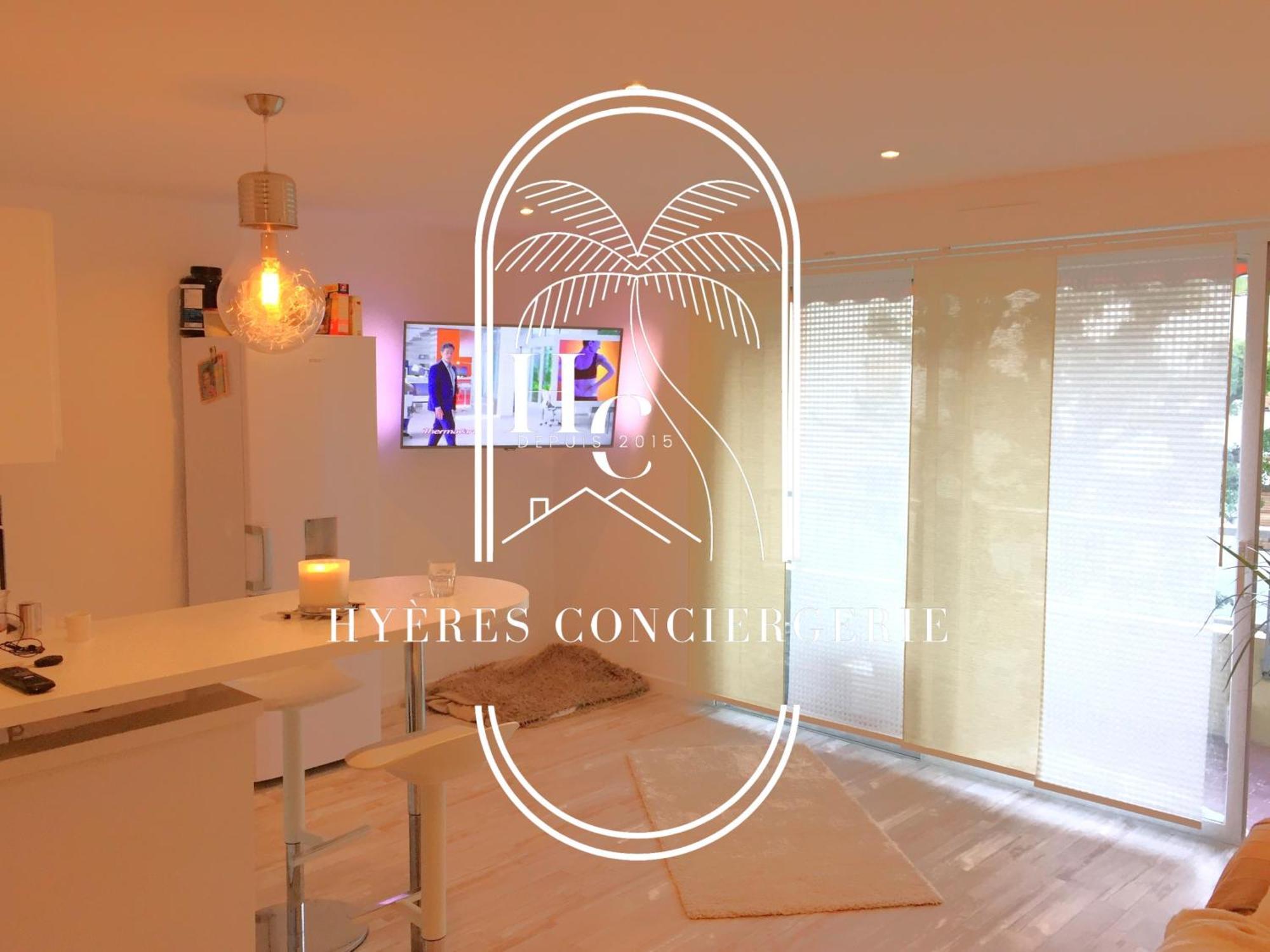 T2Cocconing- Clim/PK/WIFI- Costebelle-5min plage Hyères Exterior foto