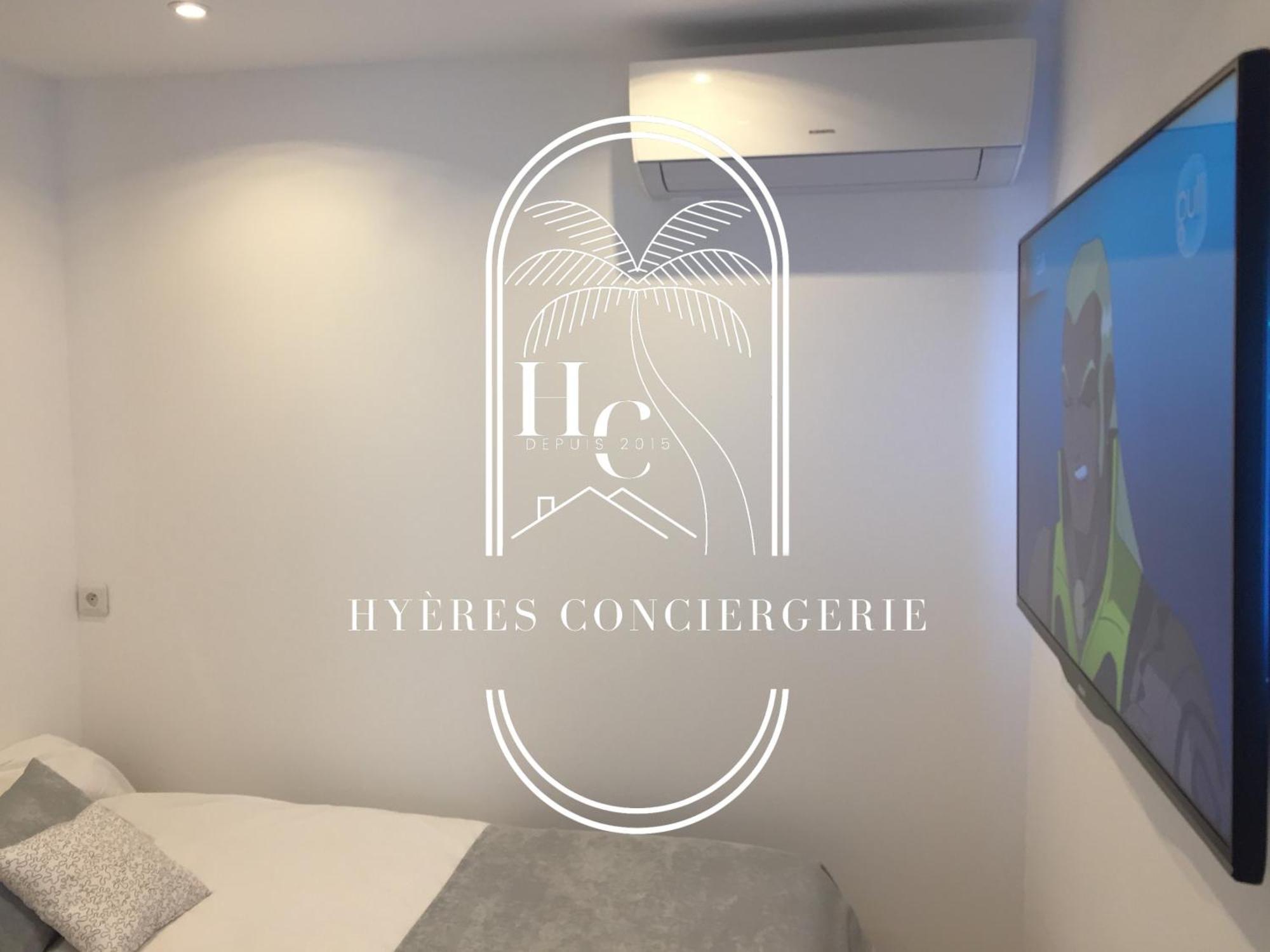 T2Cocconing- Clim/PK/WIFI- Costebelle-5min plage Hyères Exterior foto